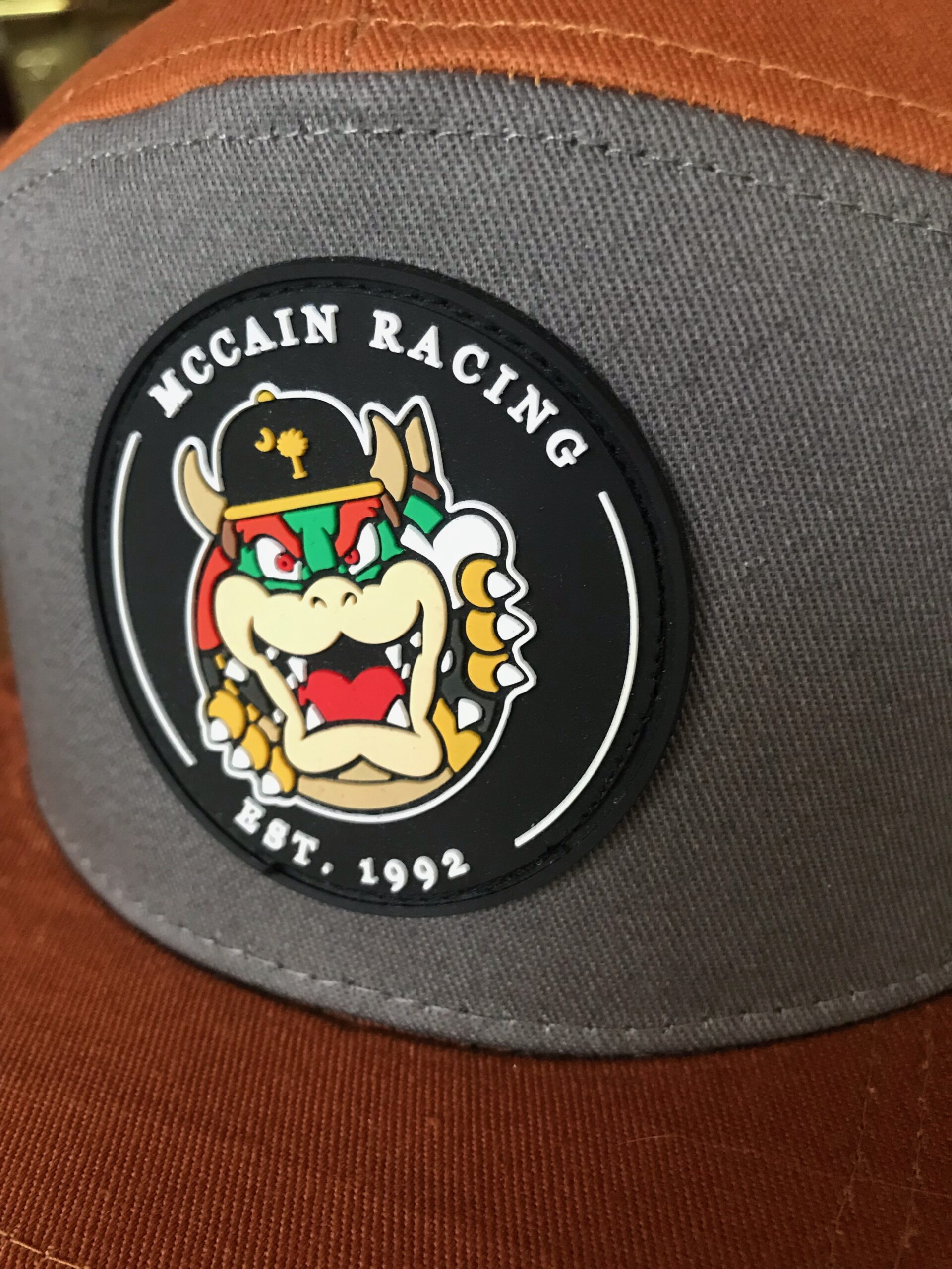 McCain Racing Bowser Edition 7 Panel 3D PVC Hats – mccainracing.com
